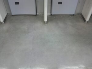 東京都八王子市銀行ＡＴＭコーナー床ワックス剥離清掃