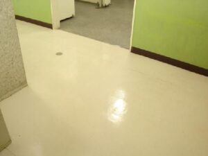 医療施設　トイレ床洗浄