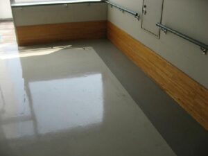 東京都　杉並区　公共施設　床洗浄