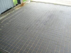 東京都　北区　公共施設　外面タイル洗浄