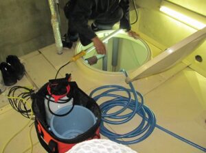 東京都練馬区オフィスビル　貯水槽清掃