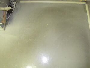 医療施設の床面　剥離清掃