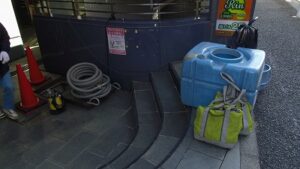 昭島市テナントビル　貯水槽清掃