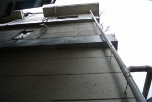 東京都世田谷区オフィスビル外壁のツタ取り作業　作業後