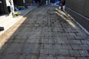 東京都内インターロッキング高圧洗浄